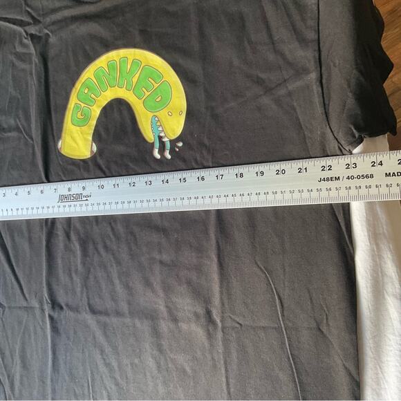 Hanes Men’s Short Sleeve T-shirt size XL, Black, The World Is Watching Ganked - Picture 5 of 7